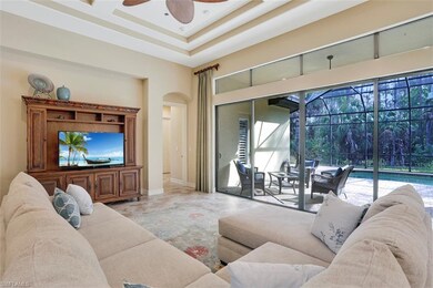 Great Room with sliders to the lanai