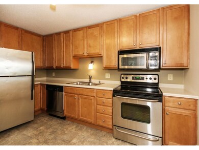 Updated kitchen with lots of great cupboard space 