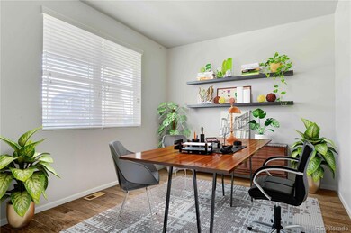 Office is Virtually staged.