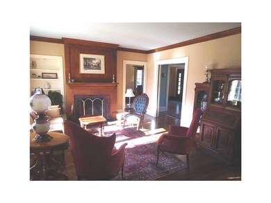 Living Room. Wood burning fireplace, hardwood floo