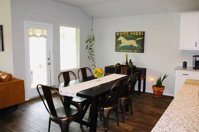 Dining area off the kitchen is open for wonderful entertaining options