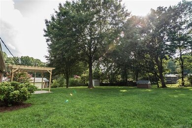 Nice big backyard with room to play or garden or w