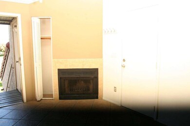 Brown Fireplace