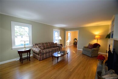 Spacious Living Room with beautiful hardwood floor