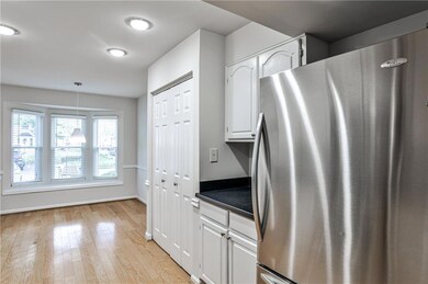 A separate pantry provides ample storage.