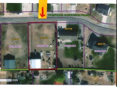 Aerial overview of property's location