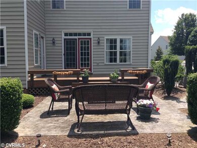 Yard/Garden - Stamped concrete patio and deck