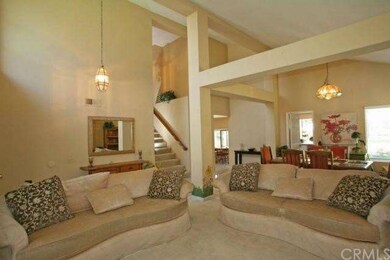 Formal Living Room with vaulted ceilings