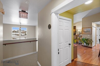 Interior Stairs with common hallway.
