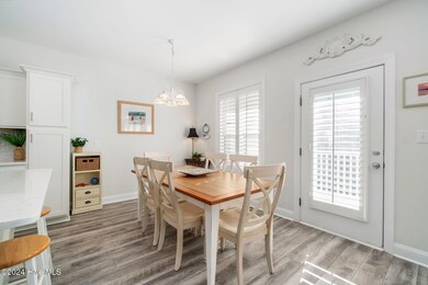 Light-filled dining area