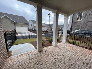 Lovely covered porch! Can you imagine drinking coffee in this wonderful space! Not actual home.