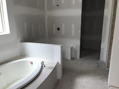 Master Bath - This is the actual house under construction