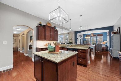 Arched doorways throughout the living spaces!
