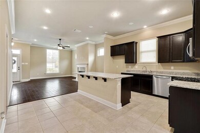 The fabulous island in the kitchen is perfect for