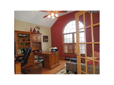 Den off the Foyer with Glass French Doors!