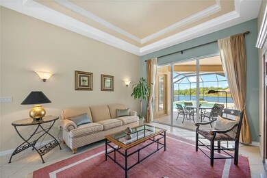 Formal Living Room with beautiful views of lake 