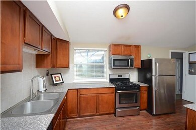 Plenty of room on these granite countertops, nice 