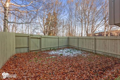Fenced back yard