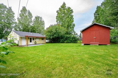Backyard looking towards house