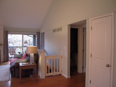 New pony wall with custom gate.