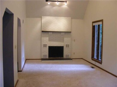 Family Room. Spacious Family Room with Fireplace a