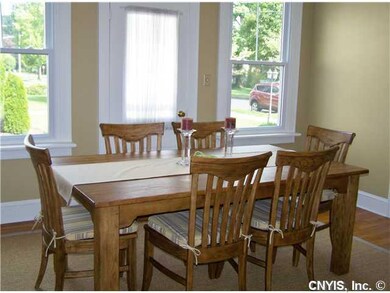 Dining Room Spacious dining room with hardwood flo