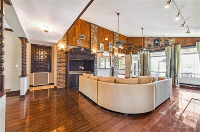 The Den is very spacious room has built-ins and la