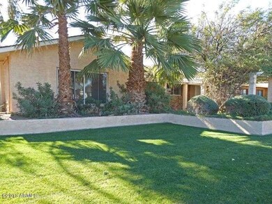 Front yard with grass