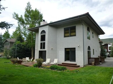 Back view of the house from the golf cou
