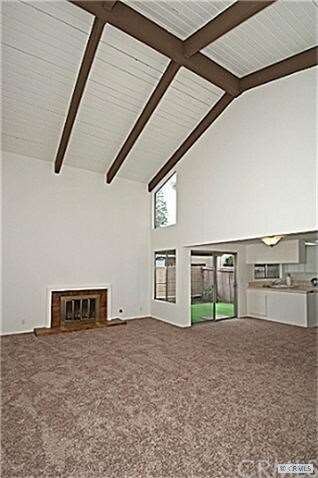 Vaulted wood beam ceilings