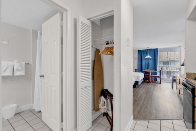 Ensuite bathroom featuring floor to ceiling window