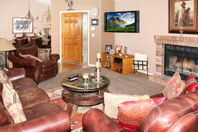 Living Room with Fire place