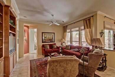 GREAT ROOM WITH CEILING FAN