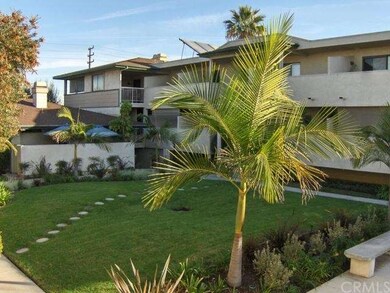 View of the well manicured courtyard area from the