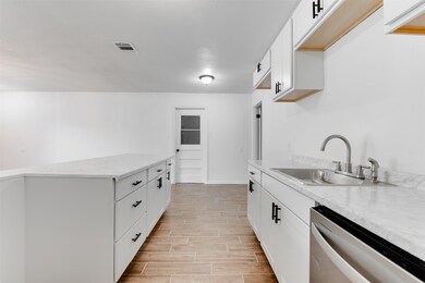 New open kitchen concept with large island