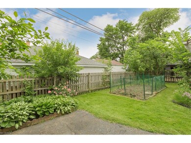 Nice size backyard with area to garden