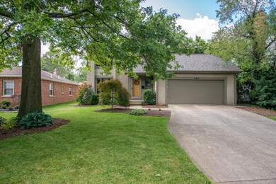 View from end of driveway