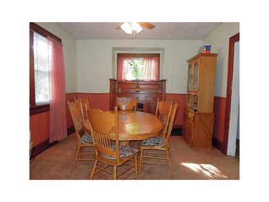 Dining Area. With built in oak buffet