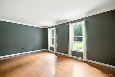 This sizable living room features gorgeous views,