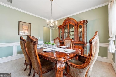 Separate dining room