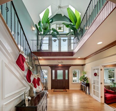 Dramatic Two Story Foyer