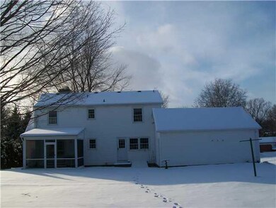 Exterior Back Screened porch