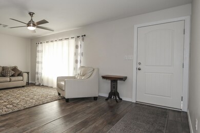 2 Beautiful Front Door opens into Living