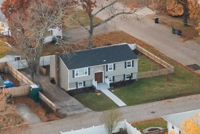 set on a private corner lot