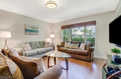 Living room featuring hardwood / wood-style floors