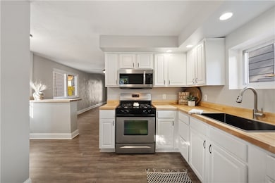 Abundant counter space to make meal prep of breeze
