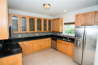 The spacious kitchen offers an enormous amount of 
