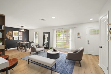 The open concept makes for a great way to keep the