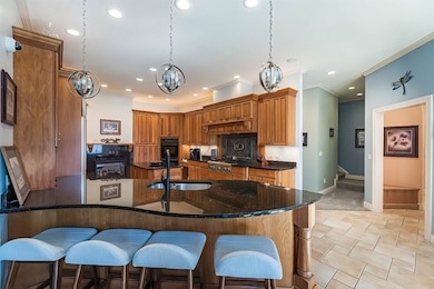 Gourmet Chef's Kitchen is complete with Peninsula