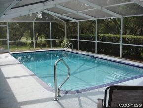 Solar heated pool